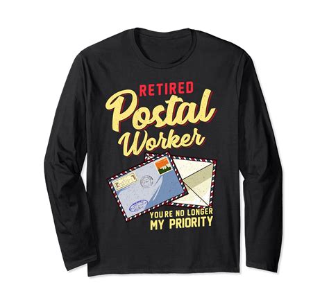 Amazon Funny Postal Workers Retired Post Office Long Sleeve T