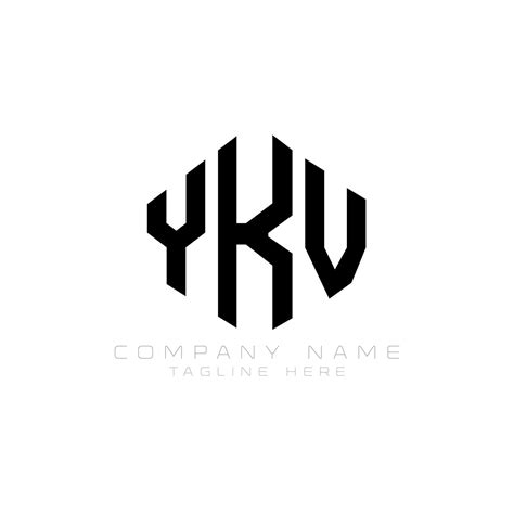 Ykv Letter Logo Design With Polygon Shape Ykv Polygon And Cube Shape Logo Design Ykv Hexagon