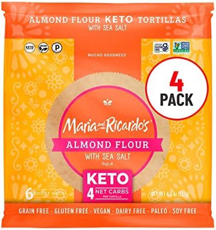 Amazon Siete Almond Flour Grain Free Tortillas 8 Tortillas Per