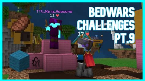 Bedwars Challenges Pt9 Youtube