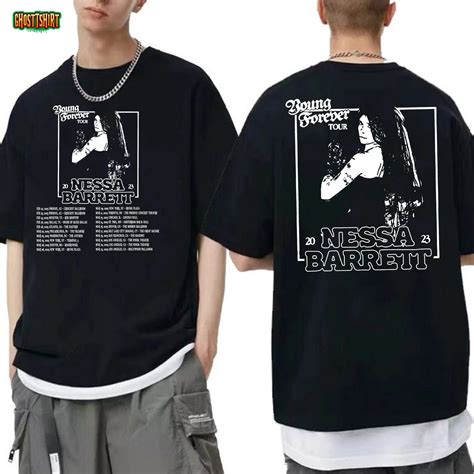 Nessa Barrett Young Forever Tour 2023 2 Sides Shirt