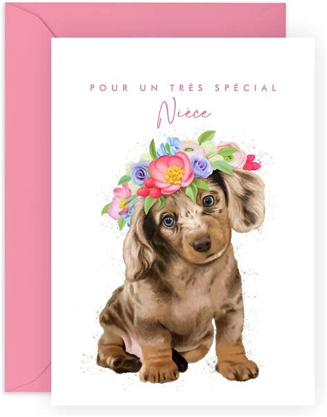 Central Carte D Anniversaire Chien Pour Elle Pour Un Tr S Sp Cial