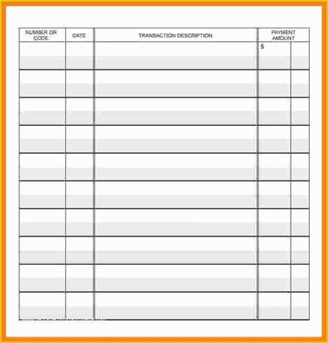 Free Printable Check Register Templates Of 6 Free Printable Checkbook ...