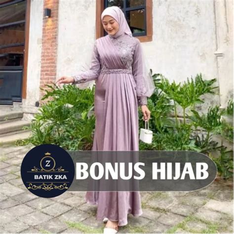 Jual Ada Jumbo Adeva Dress Exclusive Special Gamis Lebaran Terbaru