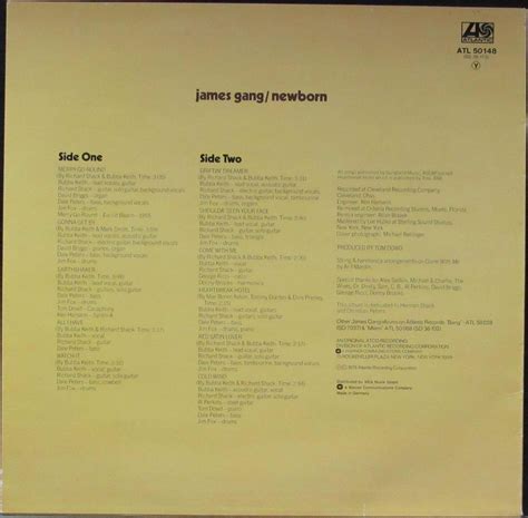 Пластинка Newborn James Gang Купить Newborn James Gang по цене 3000 руб