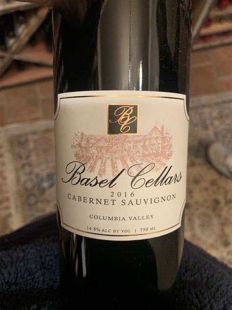 2017 Basel Cellars Cabernet Sauvignon USA Washington Columbia Valley