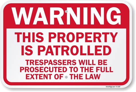 Free No Trespassing Signs Download And Print