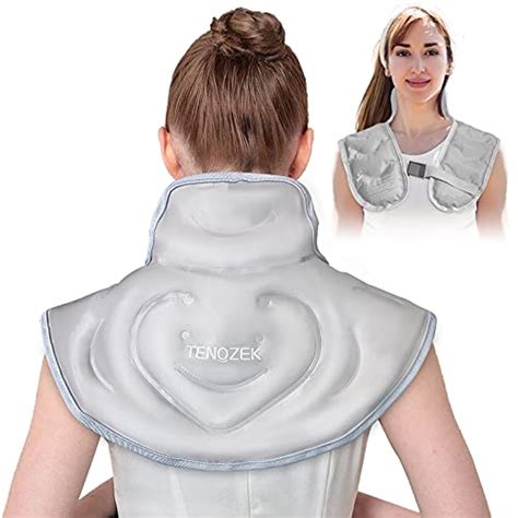 Neck Shoulder Ice Pack Hot Cold Compress Shoulder Therapy Wrap Reusable Gel Cold Pack Wrap