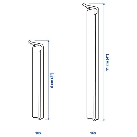 Bevara çeşitli Renkler Paket Mandalı 00524174 Ikea