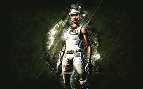 Download wallpapers Fortnite Recon Expert Skin, Fortnite, main characters, green stone ...