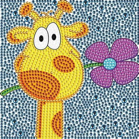 Broderie Diamant Enfant Girafe X Cm Lartera