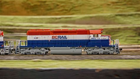 Broadway Limited Paragon Bc Rail Sd Youtube