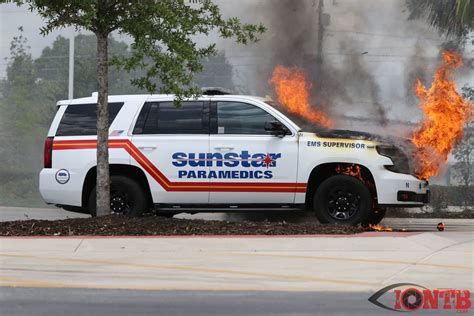 Fire Consumes Vehicle Of Sunstar Paramedics Ems Supervisor In Largo Iontb