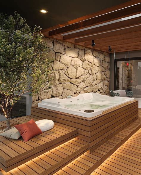 Jacuzzi Room Indoor Jacuzzi Indoor Spa Modern Luxury Bathroom