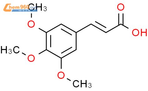 20329 98 0反式 345 三甲氧基肉桂酸化学式、结构式、分子式、mol 960化工网