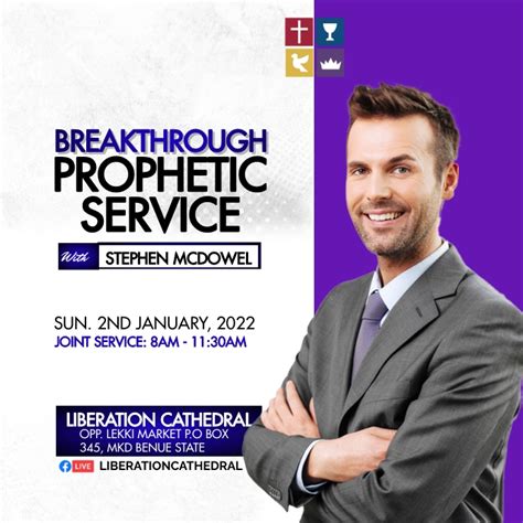 Prophetic Flyers 27 Template Postermywall