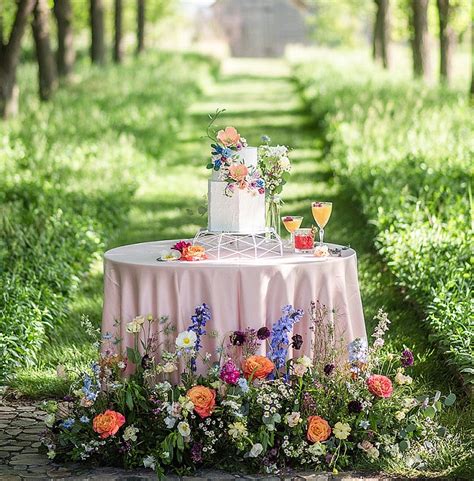 Wildflower Affair Romantic And Colourful Flower Filled Wedding