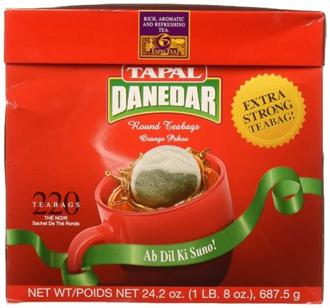 Tapal Danedar 2 Cup Round Tea Bags 220ct 6875g Grocery Tea Sampler Grocery