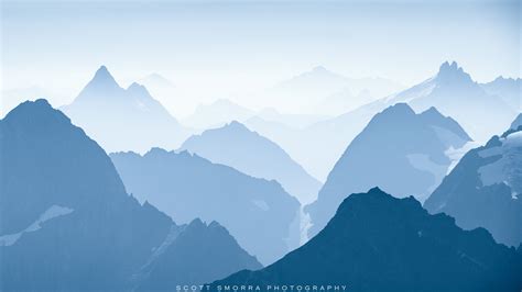 Layered In Blue North Cascades National Park Washington Scott Smorra