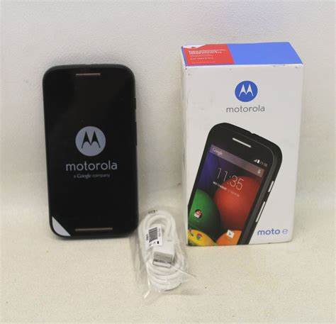 BNIB MOTOROLA MOTO E XT1021 4GB Memory Black Vodafone Android Smartphone