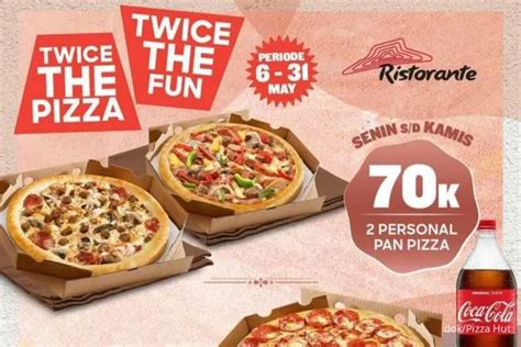 Promo Pizza Hut Ristorante Cabang Pik Beli Pizza Snack Rp