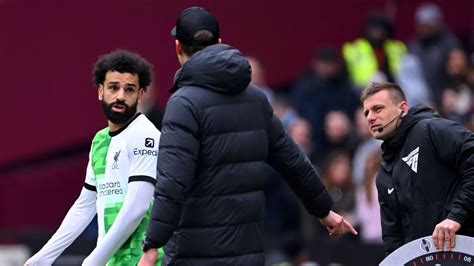 Mo Salah And Jurgen Klopp In Touchline Row With Liverpool Star Forced