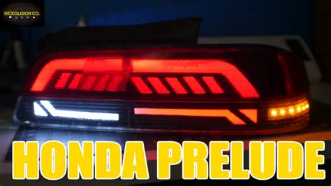 Custom LED Tail Lights HONDA PRELUDE NickolisionCo YouTube