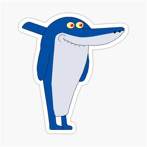 Zig And Sharko Art Sticker For Sale By Susanhoger Redbubble