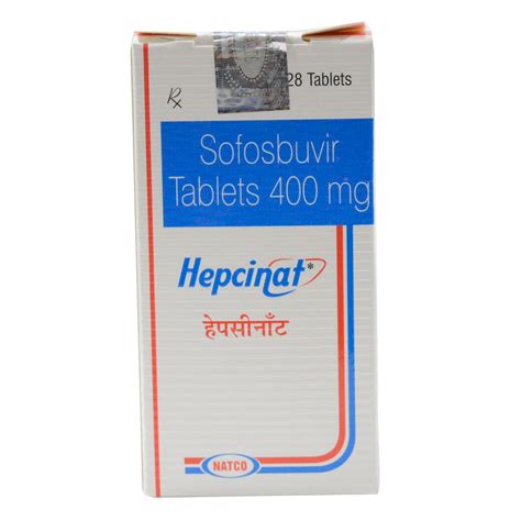 Sofosbuvir Tablets Hepcinat Mg Grade Standard Best Packaging