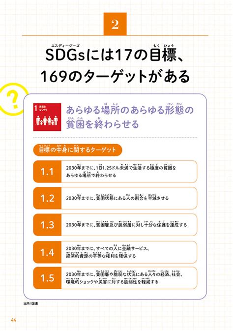 Sdgsの17の目標には、さらに169のターゲットがある！／こどもsdgs なぜsdgsが必要なのかがわかる本④ ダ・ヴィンチweb