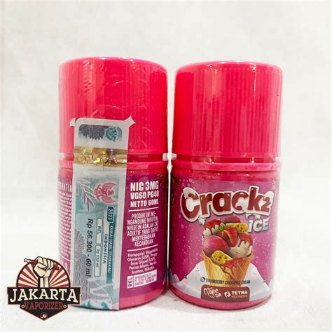 Jual Crackz V Strawberry Cheese Ice Cream Ml Mg Mg Mg By Vapeon