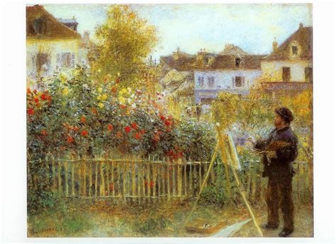 Updates Live Monet Painting In His Argenteuil Garden By Renoir