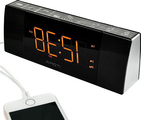 Radio Alarm Clock Itoma With Speakers Bluetooth Fm