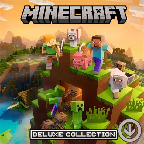 Minecraft Java Bedrock Edition For Pc Deluxe Collection