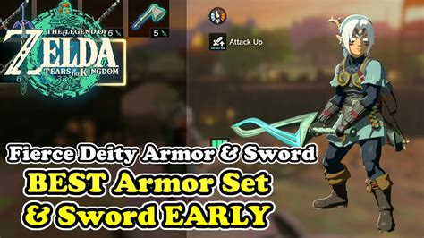 How to Get Fierce Deity Armor Set & Sword Zelda Tears of the Kingdom (Best Armor Set EARLY ...