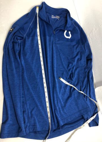 Under Armour Indianapolis Colts Nfl Combine Authentic 1 4 Zip Heatgear Men S Xl 4660554658