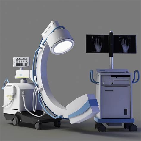 Detailed D Model Of A C Arm Xray Machine Previews Were Rendered With