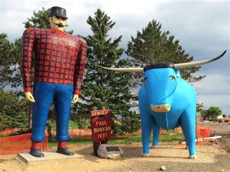 Paul Bunyan And Babe The Blue Ox Bemidji All You Need To Know