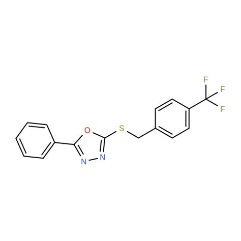 477846 61 0 2 Phenyl 5 4 Trifluoromethyl Phenyl Methyl Sulfanyl 1