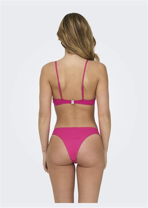 ONLY Pink Knot Brazilian Bikini Bottoms Matalan