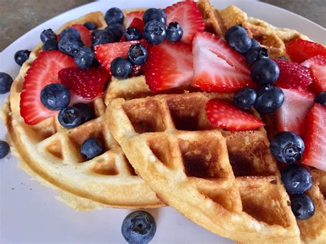 Berry Delicious Belgian Waffles Recipe Delicious Sweets Recipes