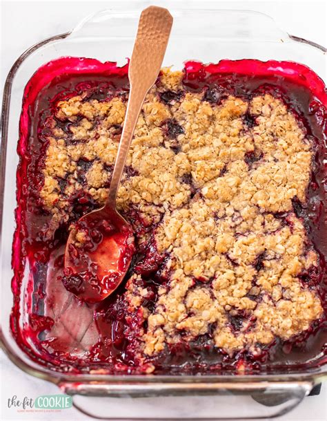 Gluten Free Cherry Crisp With Fresh Cherries The Fit Cookie