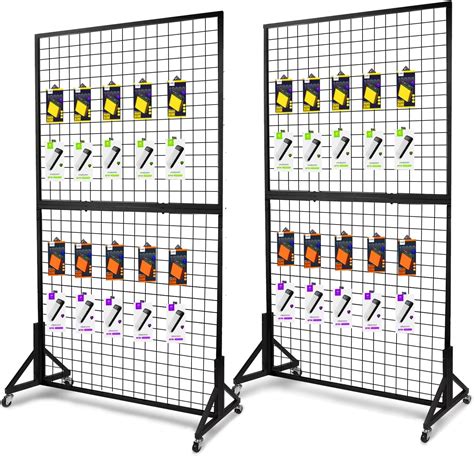 Hypergiant Triangle Wire Grid Panel Tower Standgrid Wall Display Rack For Craft