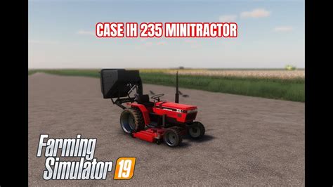 Mini Trator Case Apresentando Mods Fs19 Youtube