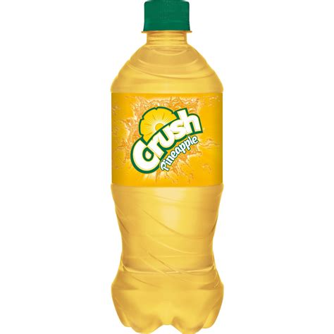 Crush Pineapple Soda 20 Fl Oz