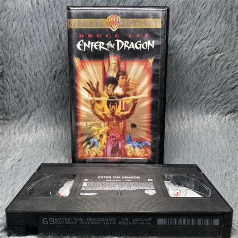 ENTER THE DRAGON Special Edition 25th Anniversary VHS 1998 Bruce Lee