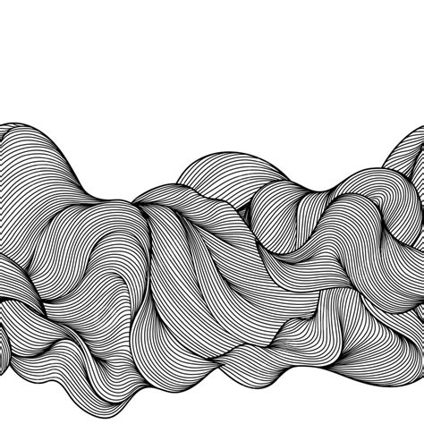 seamless waves pattern vector png images seamless wave hair