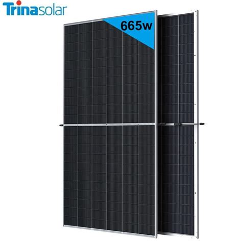 Trina Solar Panel Half Cut W W W W W Watts Mono