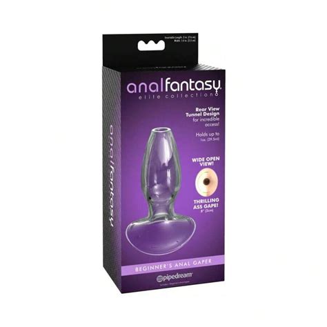 Pipedream Anal Fantasy Collection Beginner S Anal Gaper Glass Tunnel