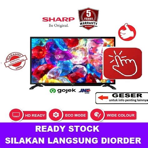 Jual Sharp Led Tv Inch T Ba I Free Breket Murah Garansi